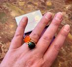 Ringen Bronzallure, Handtassen en Accessoires, Ringen, Ophalen, Zo goed als nieuw, Oranje