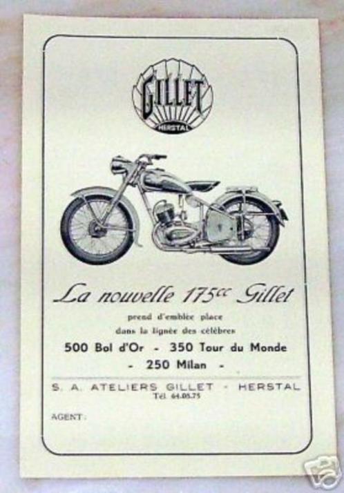 Gillet 175 Legia 1953, Motos, Motos | Oldtimers & Ancêtres, Autre, 1 cylindre, Enlèvement