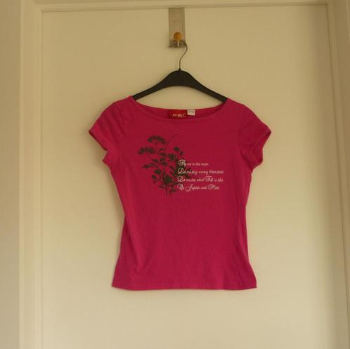 Fuchsia roze T-shirt Fly me to the moon van Reject Maat 36, Vêtements | Femmes, T-shirts, Taille 36 (S), Rose, Enlèvement ou Envoi