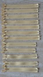 Nieuwe beige ritsen - 18cm/20cm  (prijs/stuk) (nr4841), Hobby en Vrije tijd, Naaien en Fournituren, Ophalen of Verzenden, Nieuw