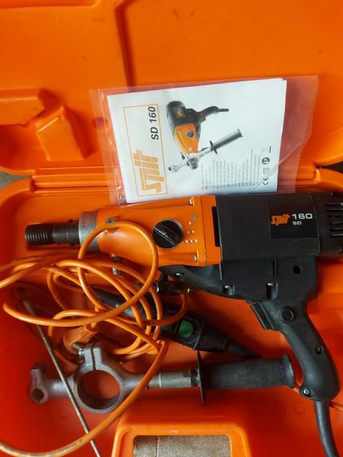 SPIT SD 160 droog/nat diamantboormachine 2000 W kernboormach, Doe-het-zelf en Bouw, Gereedschap | Boormachines, Zo goed als nieuw