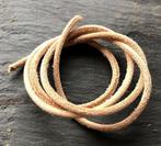 Koord van ruw yakleer, lichtbruin, Ophalen of Verzenden, Nieuw, Bruin, Overige materialen