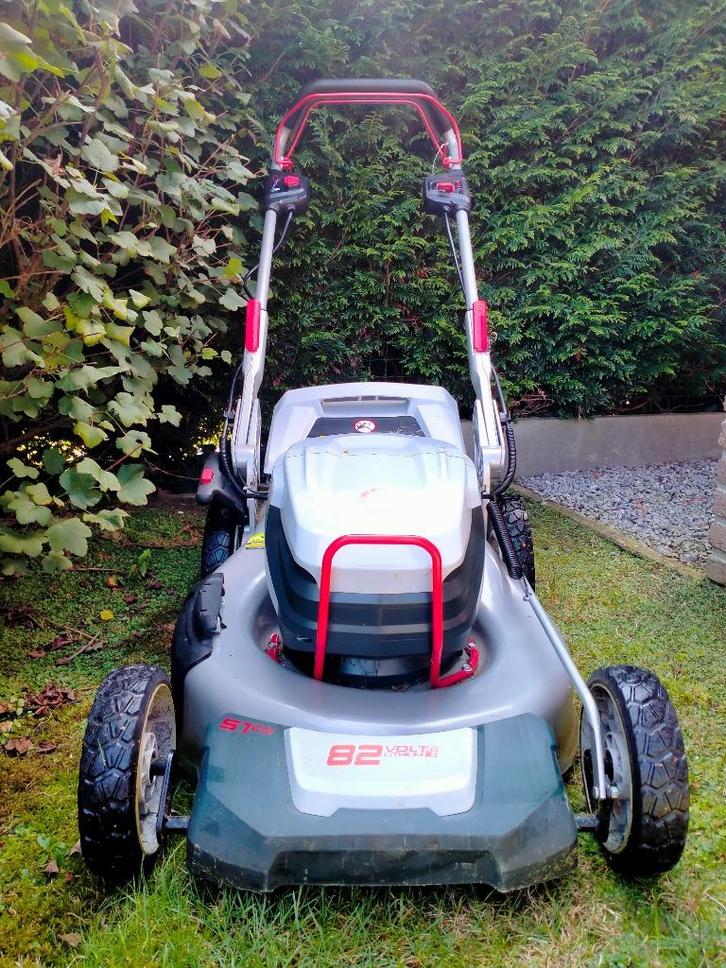 grasmaaier, Tuin en Terras, Grasmaaiers, Zo goed als nieuw, Elektrische grasmaaier, 50 cm of meer, Kooimesmaaier, Elektrische starter