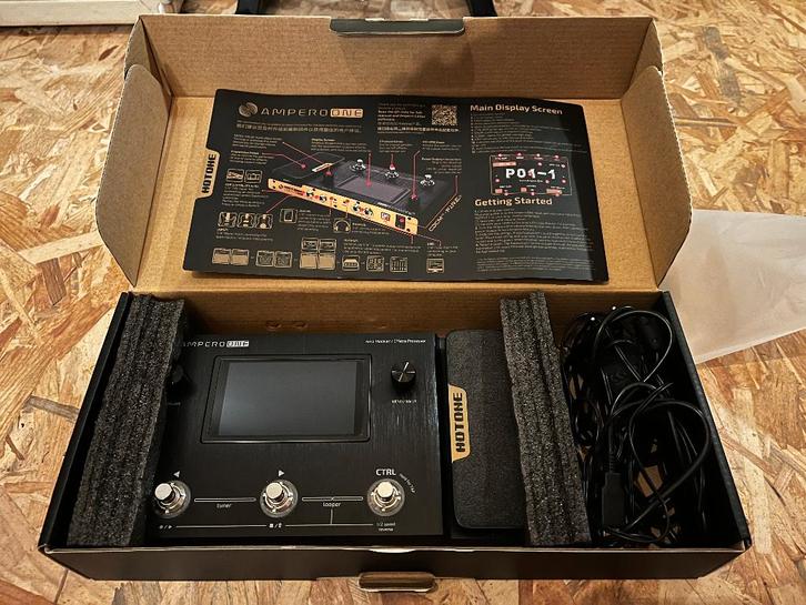 Hotone Ampero One, Musique & Instruments, Effets, Comme neuf, Chorus, Delay ou Écho, Distortion, Overdrive ou Fuzz, Reverb, Volume