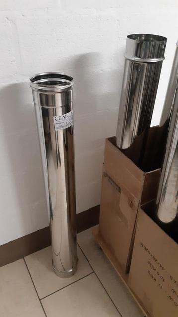 inox buizen diameter 125 , lengte 1 meter ( 5 stuks beschik beschikbaar voor biedingen