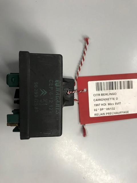 VOORGLOEI RELAIS Citroën Berlingo (9639912580), Auto-onderdelen, Elektronica en Kabels, Citroën, Gebruikt