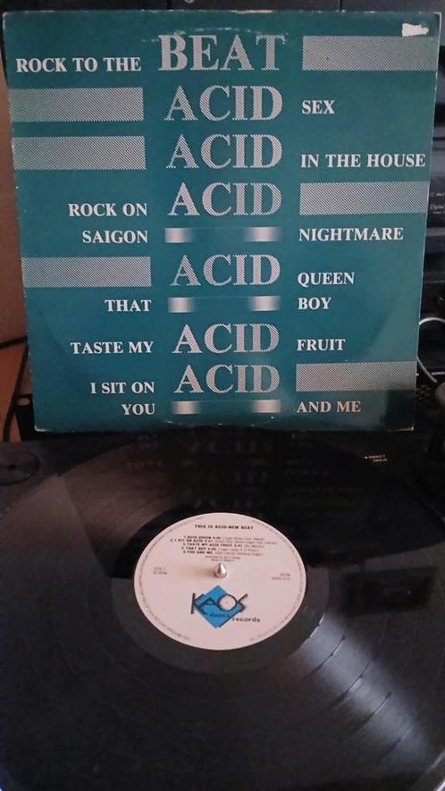 Various – This Is Acid New Beat (NEW BEAT 12" LP), Cd's en Dvd's, Vinyl | Dance en House, Gebruikt, Overige genres, 12 inch, Ophalen of Verzenden