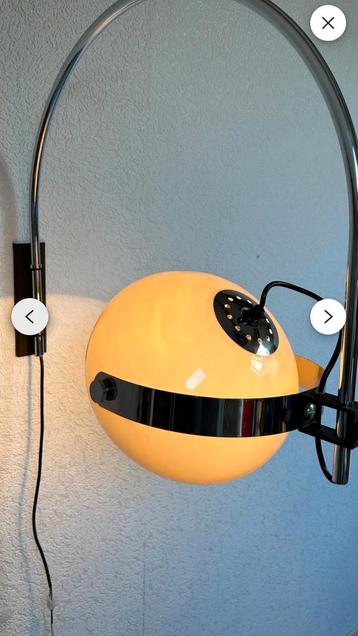 Recherché : abat-jour à arc Dijkstra, Enlèvement ou Envoi, Comme neuf, Synthétique, Space age retro vintage mid century