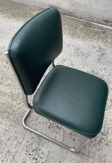 Vintage Gispen kantoorstoel, sledestoel beschikbaar voor biedingen