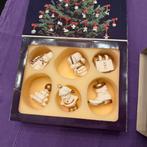 Vintage Goebel kerstboom ornamenten set van 6 (1982), Ophalen, Zo goed als nieuw