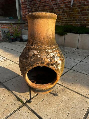 Terracotta vuurkorf beschikbaar voor biedingen