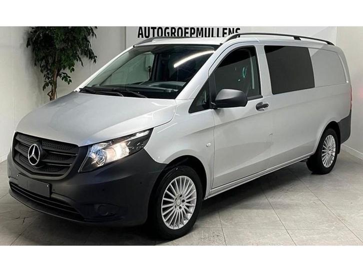 Mercedes-Benz Vito GB 114 CDI L3 Dubbele cabine 5 zitplaats, Auto's, Mercedes-Benz, Bedrijf, Vito, Cruise Control, Lichtmetalen velgen