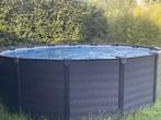 Intex Zwembad Graphite Panel Pool met alle toebehoren, Tuin en Terras, 300 cm of meer, 400 cm of meer, Rond, Gebruikt