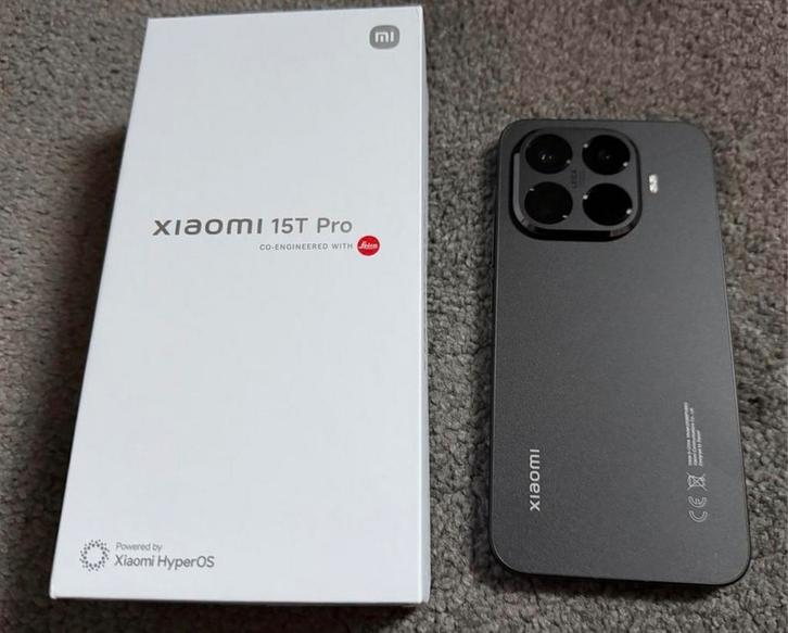 Xiaomi 15T Pro Zwart 512gb NIEUW + factuur, Telecommunicatie, Mobiele telefoons | Overige merken, Nieuw, Ophalen