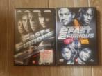 Fast & furious + 2 fast 2 furious op dvd, Ophalen of Verzenden, Gebruikt