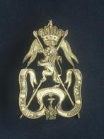Insigne doré de cavalerie belge 2eme Lanciers, Emblème ou Badge, Armée de terre, Envoi