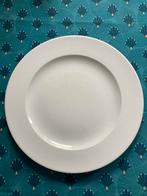 11 grandes assiettes blanches plates (30 cm), Uni, Autres matériaux, Utilisé, Assiettes(s)