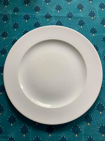 11 grandes assiettes blanches plates (30 cm)