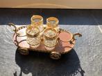 Wagentje met 4 kleine glaasjes, Ophalen of Verzenden