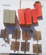 Vintage scharnieren in koper en messing, Ophalen, Nieuw, Koper of Messing, Scharnier