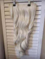 Kit extensions blond polaire / 55 cm / fil, Perruque ou Extension de cheveux, Envoi, Neuf