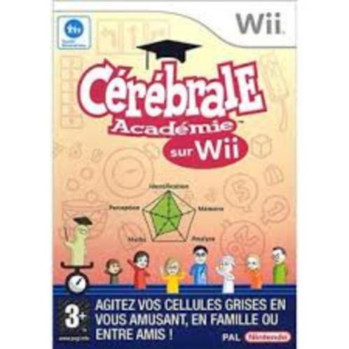 Jeu Wii Cérébrale Académie., Consoles de jeu & Jeux vidéo, Jeux | Nintendo Wii, Utilisé, Autres genres, 2 joueurs, À partir de 3 ans
