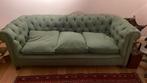 Chesterfield d’époque 3 places, Maison & Meubles, Canapés | Repose-pieds & Poufs, Enlèvement, 75 à 100 cm, Tissus, Utilisé