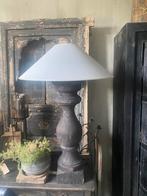 Lampe balustre avec abat-jour gris, Maison & Meubles, Lampes | Abat-jour, Enlèvement ou Envoi