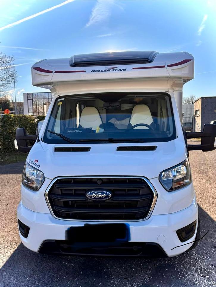 Mobilhome Ford Rollerteam Kronos 298TL voor 5 pers, Caravanes & Camping, Camping-cars, Particulier, jusqu'à 5, Semi-intégral, Ford