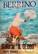 Berrino - vintage affiche 68x98cm - 1983 - offsetdruk, Ophalen of Verzenden