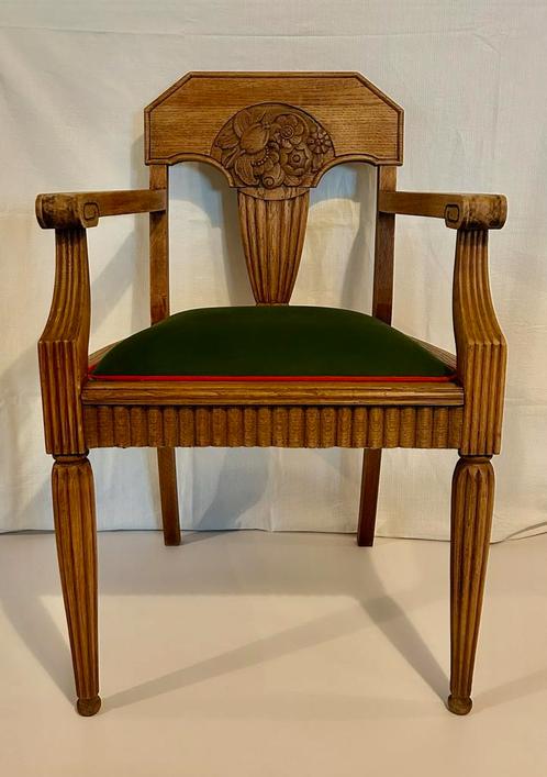 Oude bureaustoel - Volledig gerenoveerd., Antiek en Kunst, Antiek | Meubels | Stoelen en Sofa's, Ophalen