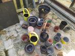 Bloempotten, Ophalen, Kunststof, Gebruikt, Rond