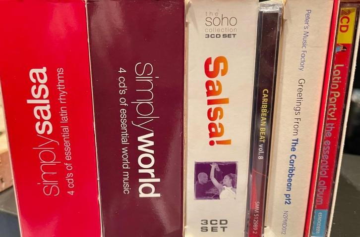 Salsa Carribean CD pakket 6 stuks 15 CD, Cd's en Dvd's, Cd's | Latin en Salsa, Zo goed als nieuw, Ophalen of Verzenden