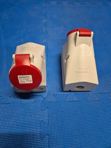 Wandcontactdoos Mennekes 419 400V 16A 5-polig beschikbaar voor biedingen