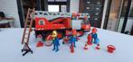 Grand camion pompiers Playmobil - 3781, Enlèvement, Utilisé