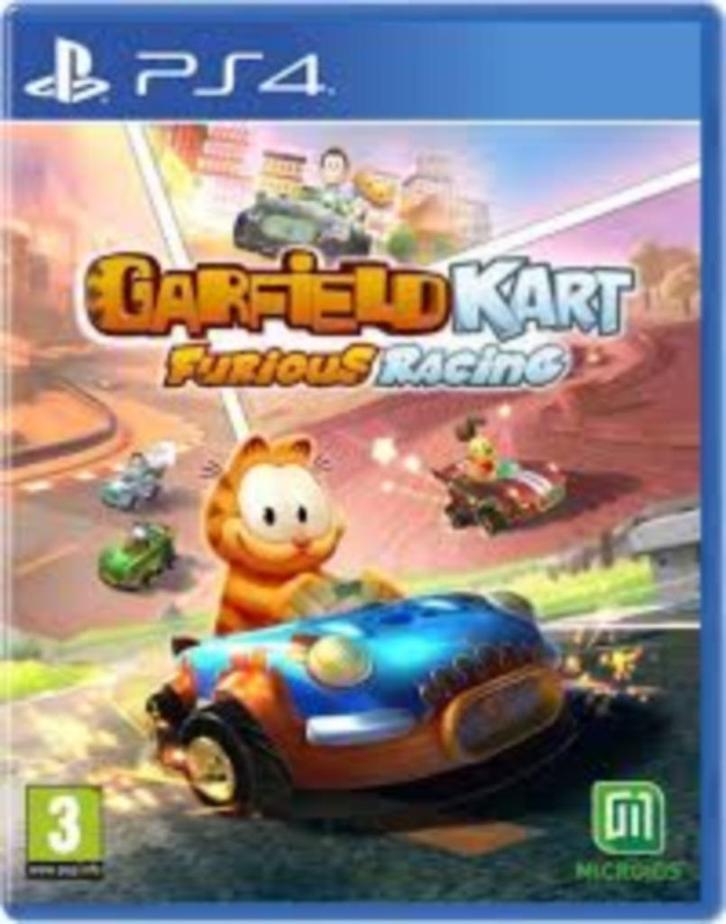Garfield Kart Furious Racing PS4 spel, Games en Spelcomputers, Games | Sony PlayStation 4, Zo goed als nieuw, Racen en Vliegen