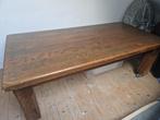 Eiken salontafel, 50 tot 100 cm, 100 tot 150 cm, Gebruikt, Rechthoekig
