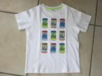 T-shirt fluo blikjes, maat 122-128, NIEUW, Ophalen of Verzenden, Nieuw, Jongen of Meisje, Shirt of Longsleeve