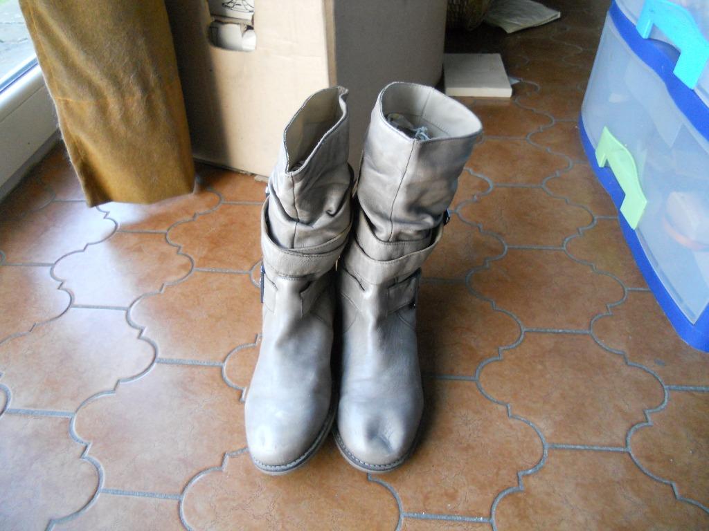 chaussure femme, Ophalen, Hoge laarzen, Bruin, Zo goed als nieuw