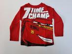 Mt 98 Rode T-shirt lange mouwen 7 time champ Lightning, Kinderen en Baby's, Kinderkleding | Maat 98, Gebruikt, C&A, Ophalen of Verzenden