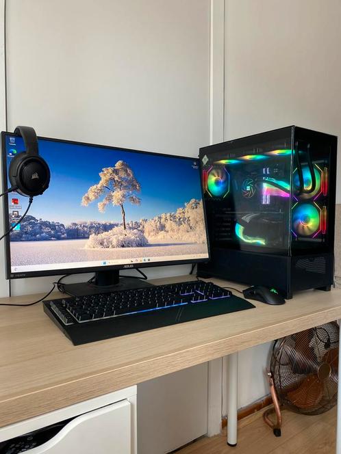 PC GAMING COMPLET – Puissant & Design RGB, Computers en Software, Pc- en Netwerkkabels, Zo goed als nieuw, Ophalen
