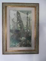 Schilderij - Jacques Geuens - Voiles, Antiek en Kunst, Kunst | Schilderijen | Modern, Ophalen