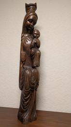 antiek houten Mariabeeld, Antiek en Kunst, Antiek | Religieuze voorwerpen, Ophalen