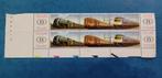 Timbres 6 x 17 BEF (0,42€) - 75 ans de la SNCB, Trains, Envoi, Non oblitéré