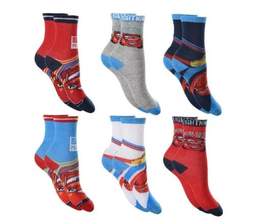 Disney Cars Sokken - 3 paar - Mt 23/26 - 27/30 - 31/34, Kinderen en Baby's, Kinderkleding | Schoenen en Sokken, Nieuw, Sokken