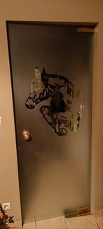 Glazen binnendeur, Doe-het-zelf en Bouw, Ophalen, Zo goed als nieuw, Binnendeur