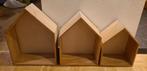 3 houten planken in huis, Huis en Inrichting, Woonaccessoires | Wandplanken en Boekenplanken, Gebruikt, Ophalen of Verzenden