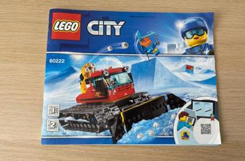 LEGO City 60222 – Sneeuwschuiver handleiding beschikbaar voor biedingen