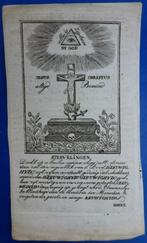 doodsprentje Vissers Joannes Baptista religieus  1767, Verzamelen, Bidprentjes en Rouwkaarten, Bidprentje, Verzenden