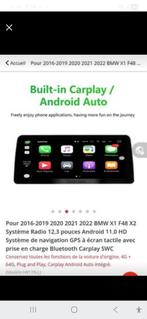 Carplay SEICANE Android 12,3 pouces BMW X1 F48 NBT & EVO + c, Ophalen, Zo goed als nieuw